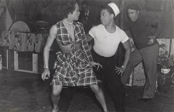 CHARLES TEENIE HARRIS (1908-1998) A rare group of 41 photographs documenting Black queer nightlife in Pittsburgh, including cross dre